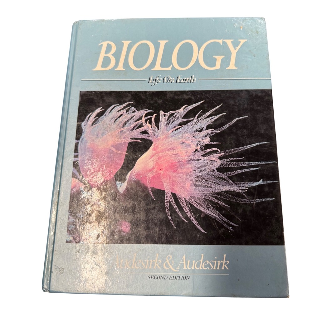 Biology Life On Earth 2nd Edition Audesirk Hardcover Textbook 1989 Macmillan